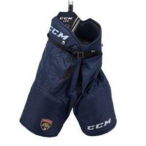 CCM LTP Junior S P Youth Hockey Pants Navy Florida Panthers Logo